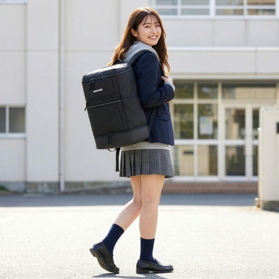 最大44% 8/2まで  コンバース リュック 35L 通学 男子 女子 女子高生 高校生 通学リュック スクールリュック スクールバッグ コネクト Converse 20106 | CONVERSE | 05