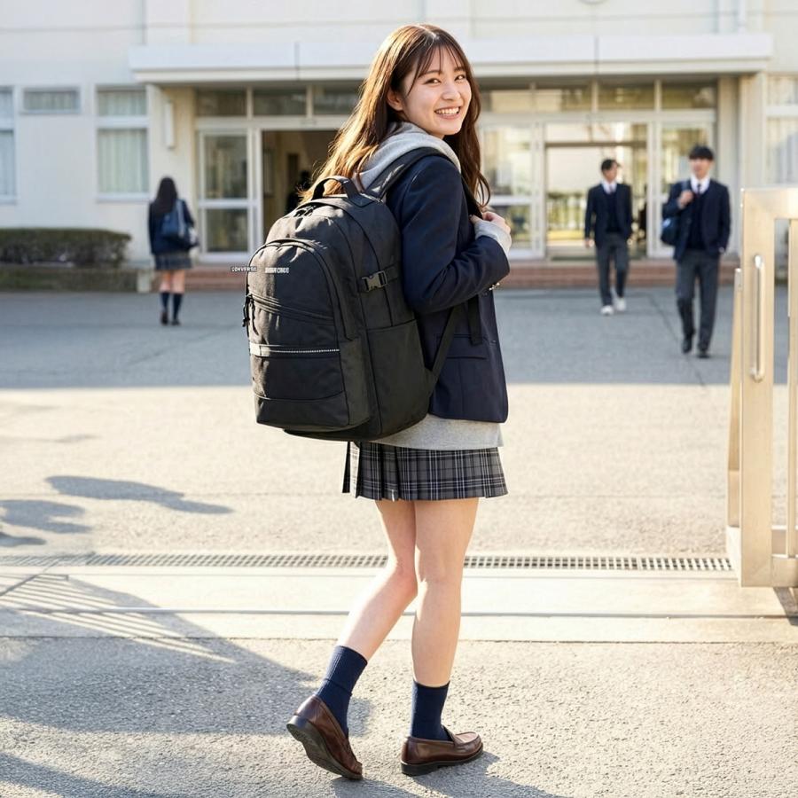最大53% 4/19まで コンバース リュック 35L 通学 男子 女子 女子高生 高校生 大容量 通学リュック スクールリュック スクールバッグ コネクト Converse 20107 | CONVERSE | 05