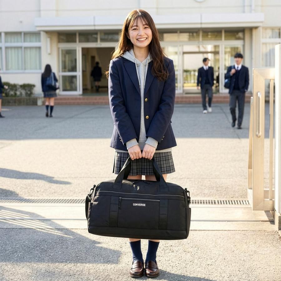 最大51% 4/22限定 コンバース コネクト ボストンバッグ 55L 修学旅行 林間学校 男の子 女の子 男子 女子 高校生 中学生 小学生 大容量 2泊 3泊 CONVERSE 20108 | CONVERSE | 05