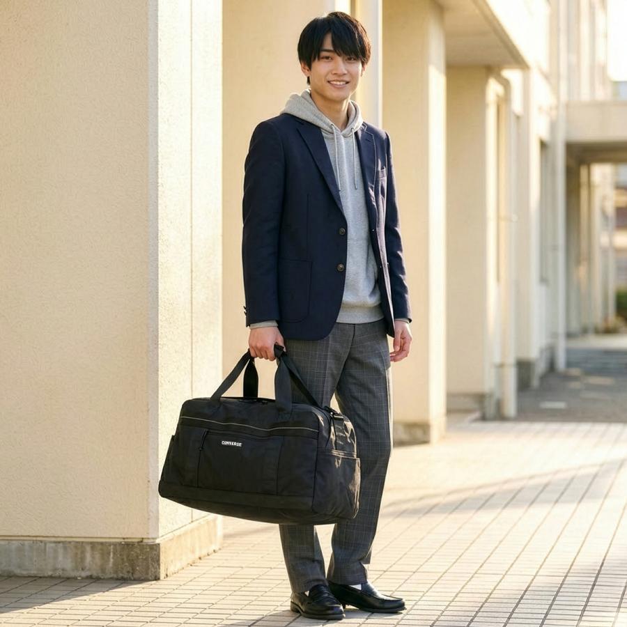 コンバース コネクト ボストンバッグ 55L 修学旅行 林間学校 男の子 女の子 男子 女子 高校生 中学生 小学生 大容量 2泊 3泊 CONVERSE 20108 | CONVERSE | 06
