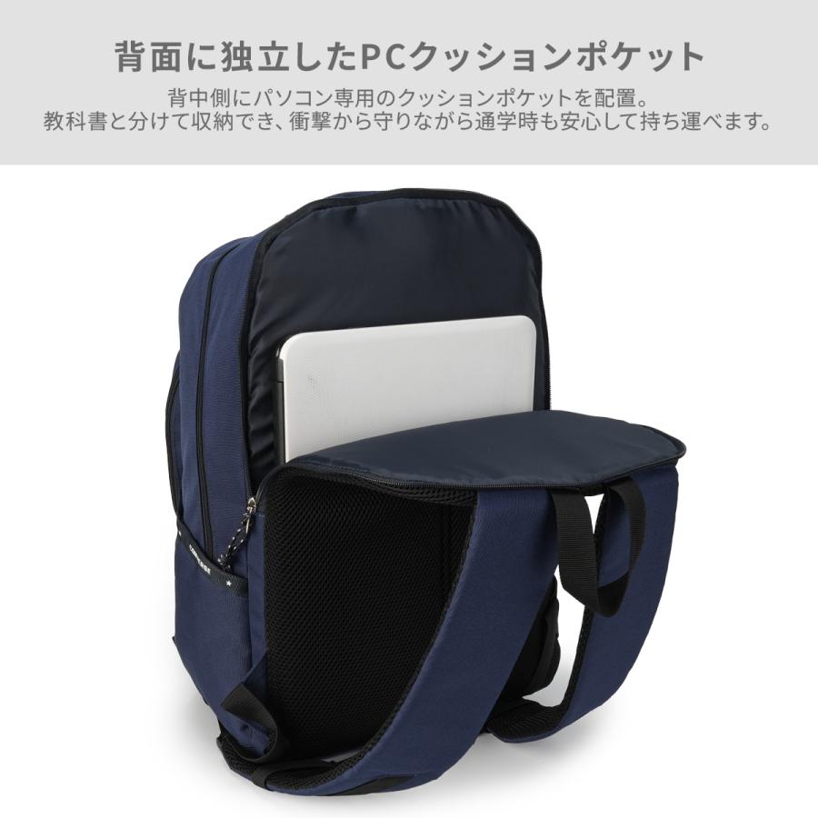 コンバース リュック 32L 大容量 軽量 撥水 男子 女子 中学生 高校生 黒 通学 部活 大きめ スクールバッグ B4 Converse Slim Logo 20142 | CONVERSE | 17