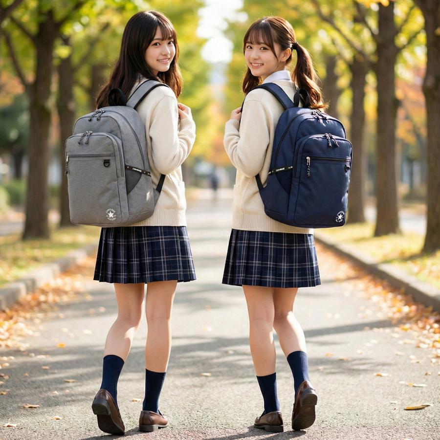 最大42% 4/22限定 2026モデル コンバース リュック 32L 通学 男子 女子 女子高生 高校生 大容量 スクールリュック スクールバッグ スリムロゴ Converse 20142 | CONVERSE | 07