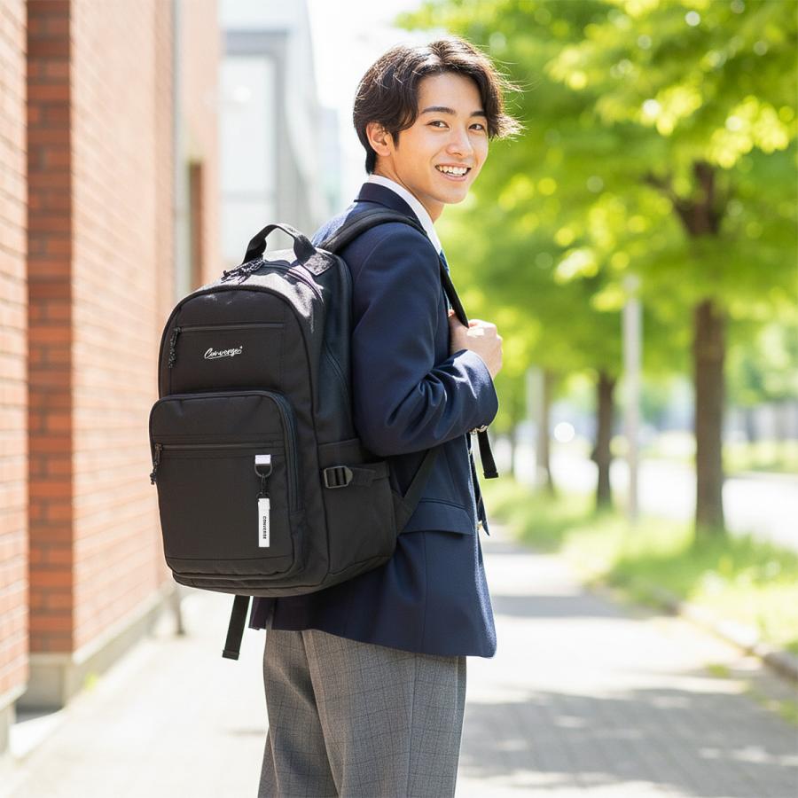 最大44% 8/2まで 2026モデル コンバース リュック 30L 35L 通学 男子 女子 女子高生 高校生 スクールリュック スクールバッグ クラブ Converse 20146 | CONVERSE | 08