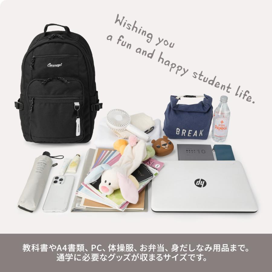 最大44% 3/22まで 2026モデル コンバース リュック 30L 35L 通学 男子 女子 女子高生 高校生 スクールリュック スクールバッグ クラブ Converse 20146 | CONVERSE | 10
