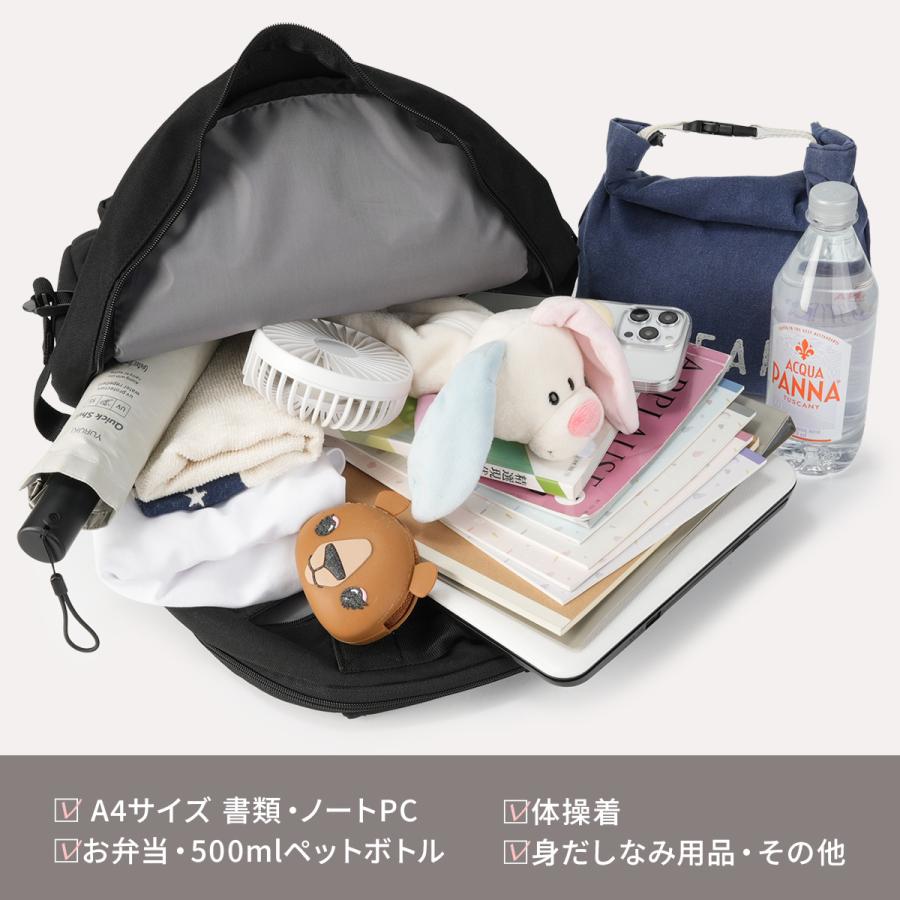 コンバース リュック 30L/35L 大容量 軽量 拡張機能 男子 女子 中学生 高校生 黒 通学 部活 大きめ スクールバッグ A4 Converse CLUB 20146 | CONVERSE | 11