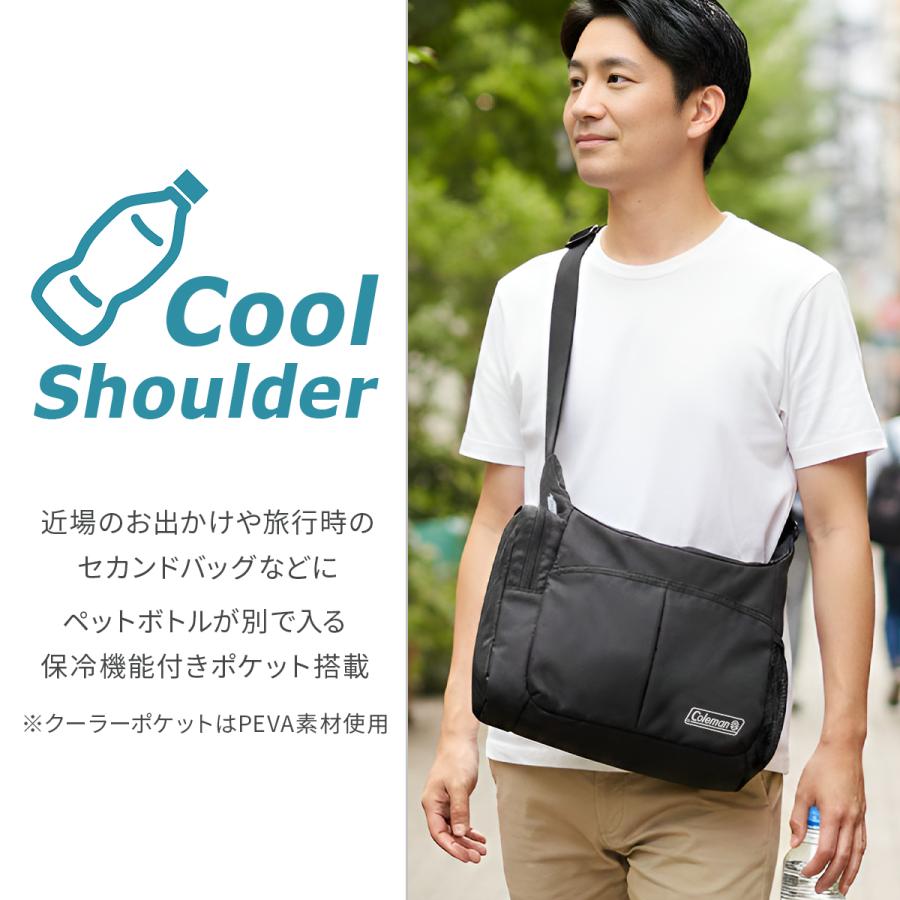 最大41% 9/6限定 コールマン ウォーカー クールショルダーバッグ A5 6L 500mlペットボトル 保冷ポケット coleman WALKER cool-sm | Coleman | 09