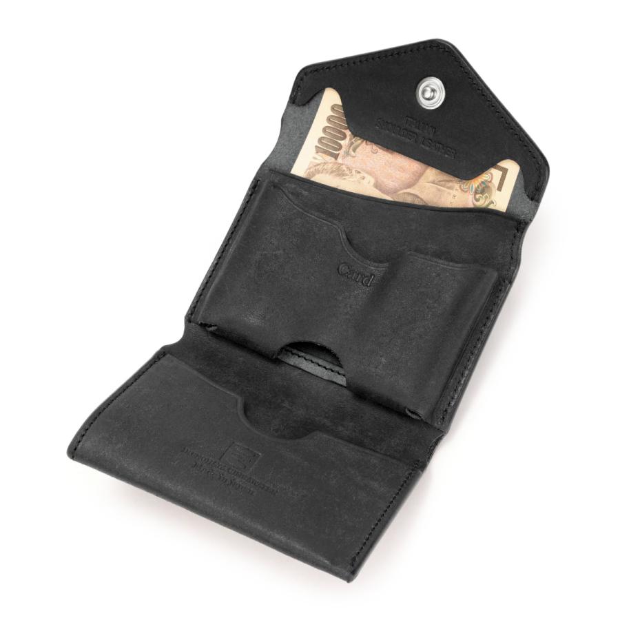 最大51% 3/13まで クランプ 二つ折り財布 ミニ財布 メンズ ブランド レザー 本革 日本製 軽量 イタリアンヌバックレザー コンパクトウォレット Cramp Cr-170PB | cramp | 14