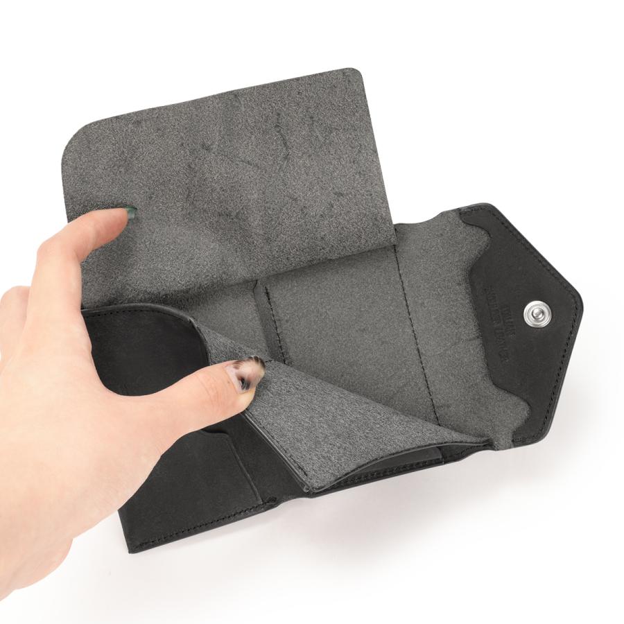 最大51% 1/11限定 クランプ 二つ折り財布 ミニ財布 メンズ ブランド レザー 本革 日本製 軽量 イタリアンヌバックレザー コンパクトウォレット Cramp Cr-170PB | cramp | 15