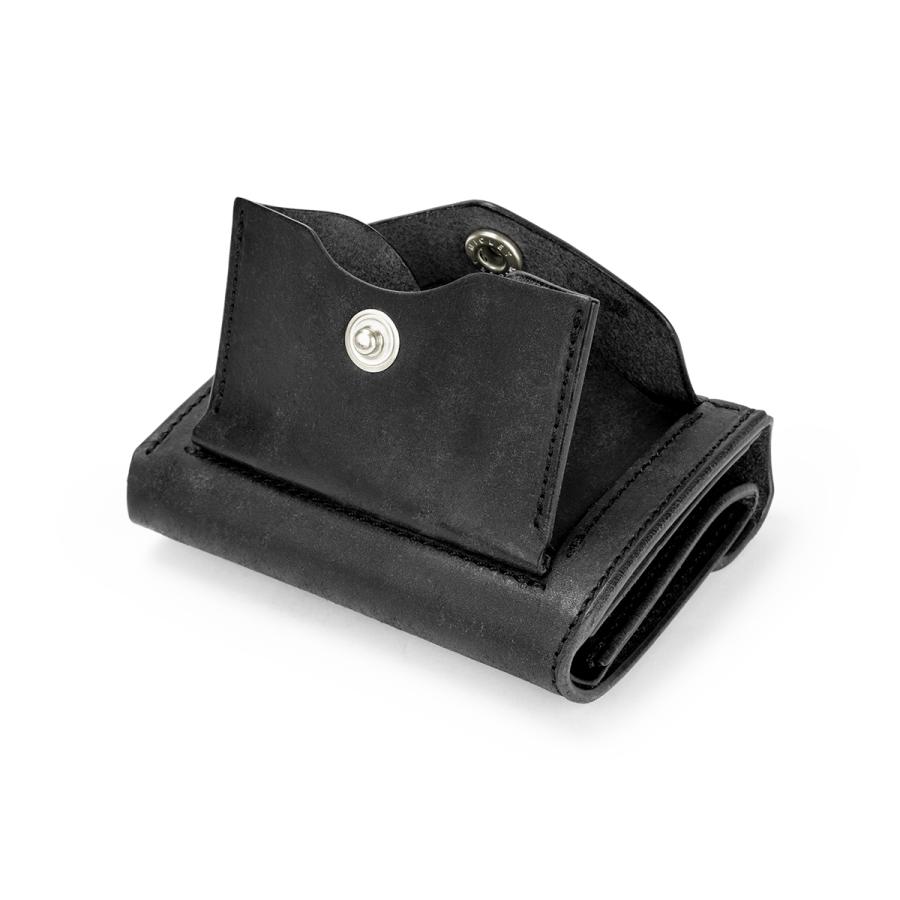 クランプ 二つ折り財布 ミニ財布 メンズ ブランド レザー 本革 日本製 軽量 イタリアンヌバックレザー コンパクトウォレット Cramp Cr-170PB | cramp | 18