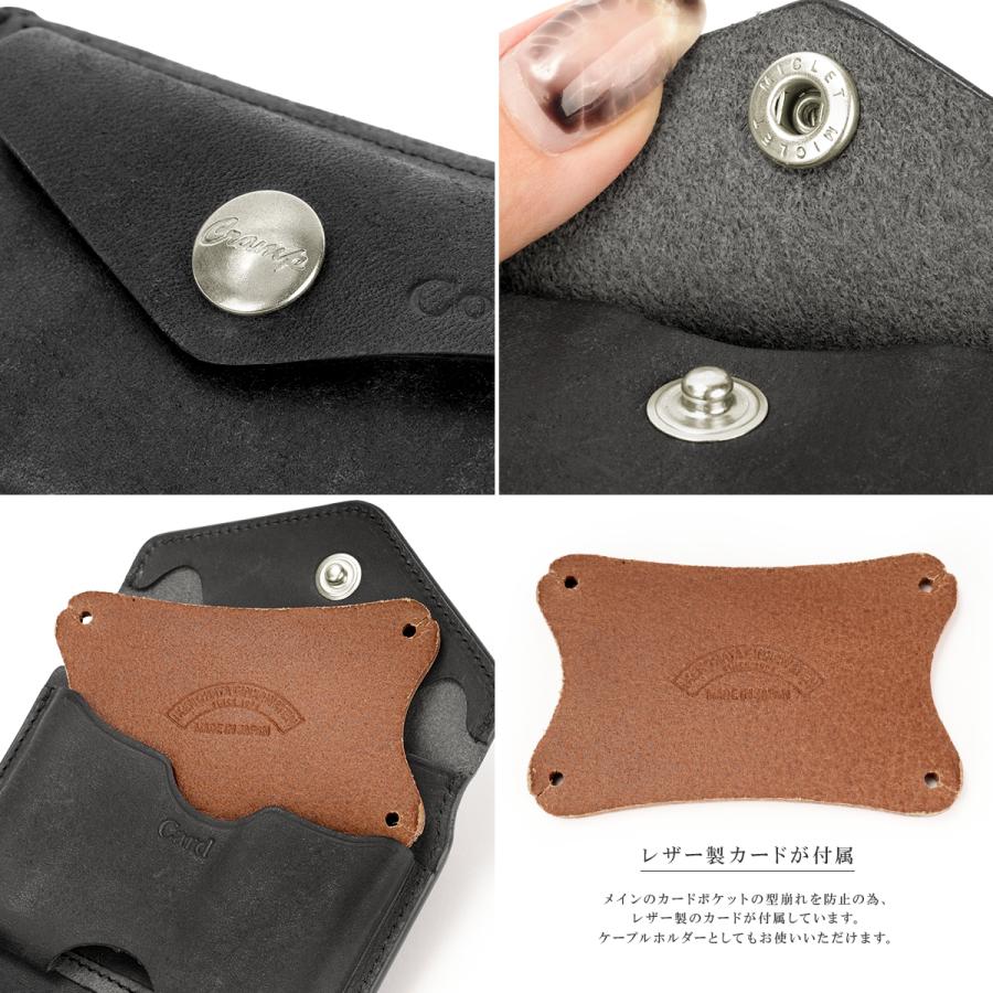 最大51% 1/11限定 クランプ 二つ折り財布 ミニ財布 メンズ ブランド レザー 本革 日本製 軽量 イタリアンヌバックレザー コンパクトウォレット Cramp Cr-170PB | cramp | 20