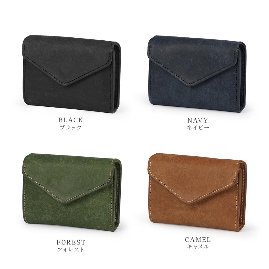 最大51% 3/13まで クランプ 二つ折り財布 ミニ財布 メンズ ブランド レザー 本革 日本製 軽量 イタリアンヌバックレザー コンパクトウォレット Cramp Cr-170PB | cramp | 06