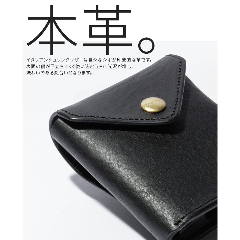 最大51% 9/5限定 クランプ 二つ折り財布 メンズ レディース ブランド 本革 軽量 日本製 薄型 薄い財布 イタリアンシュリンクレザー Cramp CR-175 | cramp | 23