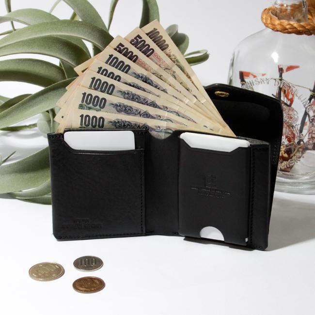 クランプ 二つ折り財布 メンズ レディース ブランド 本革 軽量 日本製 薄型 薄い財布 イタリアンシュリンクレザー Cramp CR-175 | cramp | 10