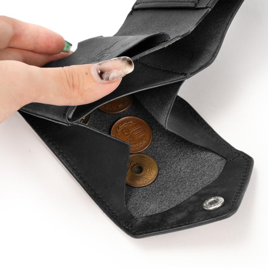 最大51% 3/13まで クランプ 二つ折り財布 ミニ財布 メンズ ブランド レザー 本革 日本製 軽量 コンパクト ギャルソンスリムウォレット Cramp Cr-175PB | cramp | 16