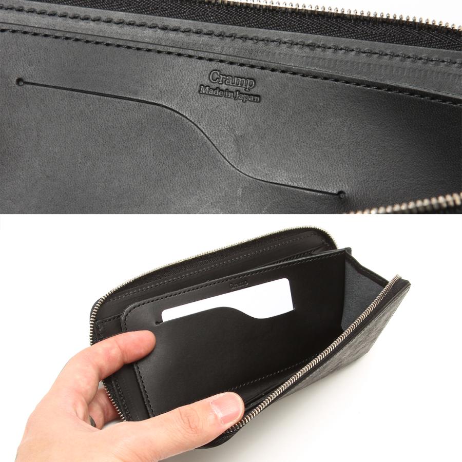 最大51% 2/8限定 クランプ プエブロレザー 財布 長財布 本革 日本製 ラウンドファスナー Cramp Pueblo Cr-604 | cramp | 15