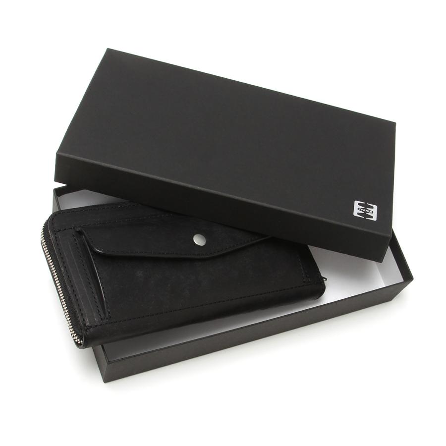 クランプ プエブロレザー 財布 長財布 本革 日本製 ラウンドファスナー Cramp Pueblo Cr-604 | cramp | 18