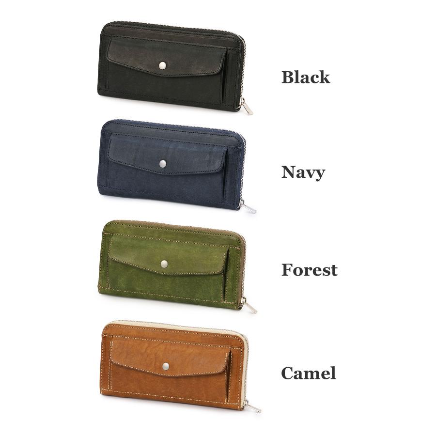 最大51% 2/8限定 クランプ プエブロレザー 財布 長財布 本革 日本製 ラウンドファスナー Cramp Pueblo Cr-604 | cramp | 05