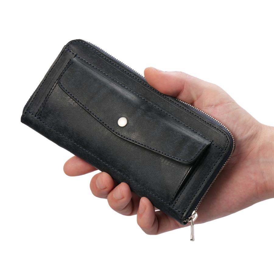 最大53% 3/22まで クランプ プエブロレザー 財布 長財布 本革 日本製 ラウンドファスナー Cramp Pueblo Cr-604 | cramp | 07