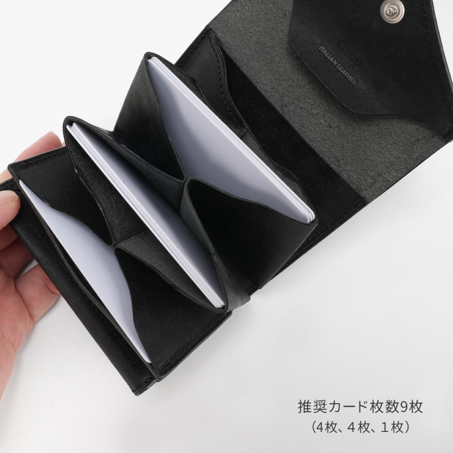 最大50% 10/2限定 Cramp クランプ 財布 ミニ財布 ミニウォレット メンズ レディース ブランド  レザー 本革 日本製 お札が折れない じゃばら カード入れ Cr-610 | cramp | 12