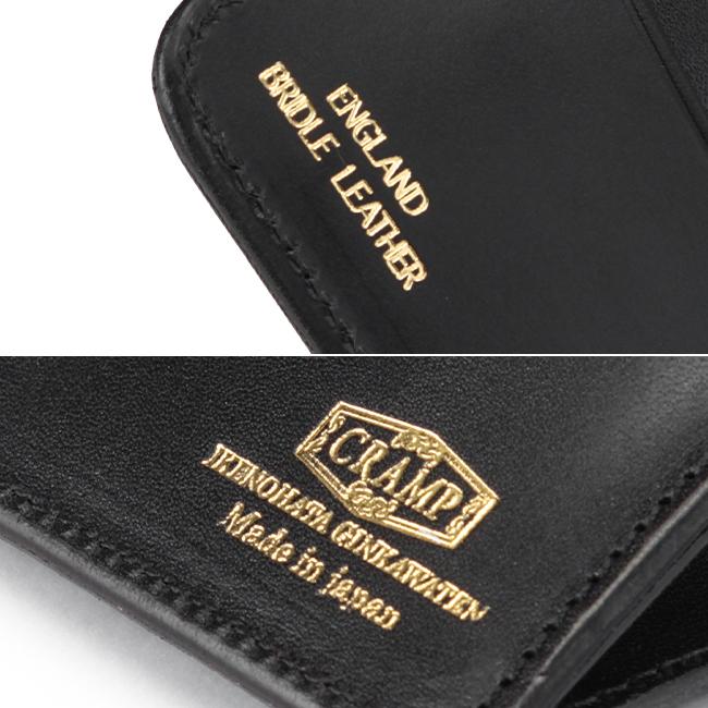 クランプ 財布 二つ折り財布 ミニ財布 ミニウォレット ブライドルレザー 本革 ボックス型 池之端銀革店 Cramp CR-915 | cramp | 15