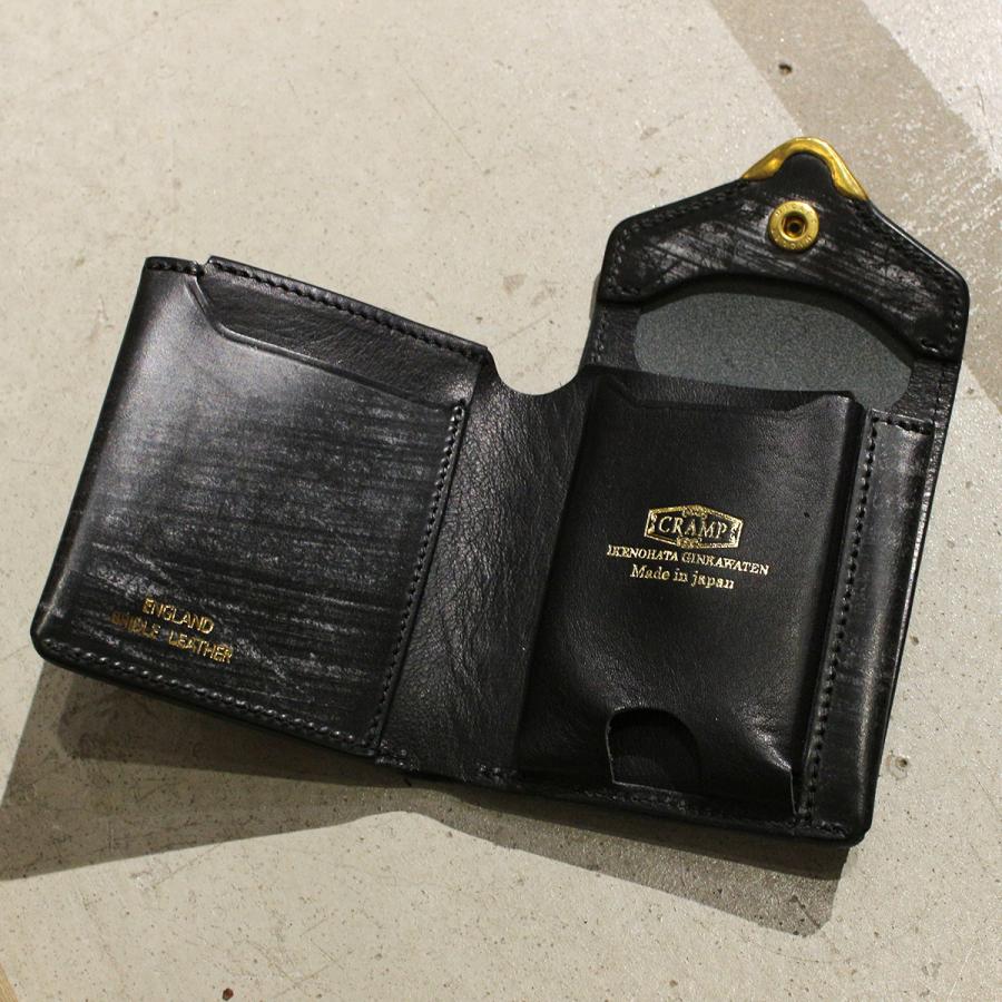 クランプ 二つ折り財布 メンズ レディース ブランド UKブライドルレザー 本革 軽量 日本製 ミニ財布 Cramp UK Bridle Leather CR-928 | cramp | 13
