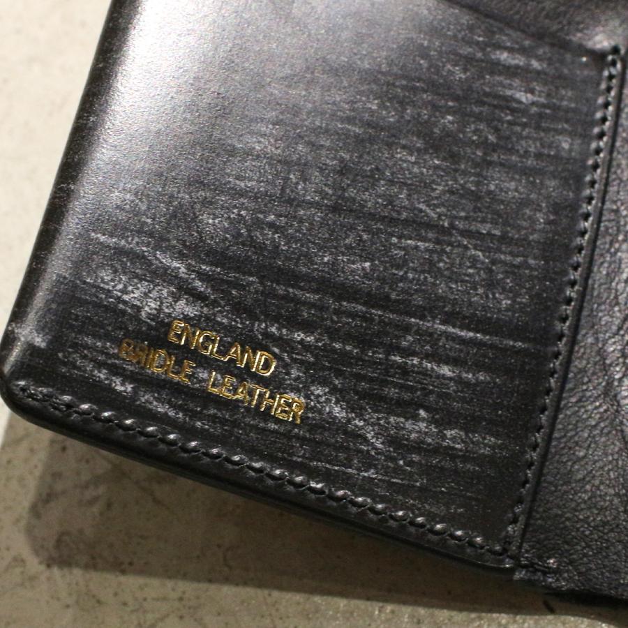 クランプ 二つ折り財布 メンズ レディース ブランド UKブライドルレザー 本革 軽量 日本製 ミニ財布 Cramp UK Bridle Leather CR-928 | cramp | 14