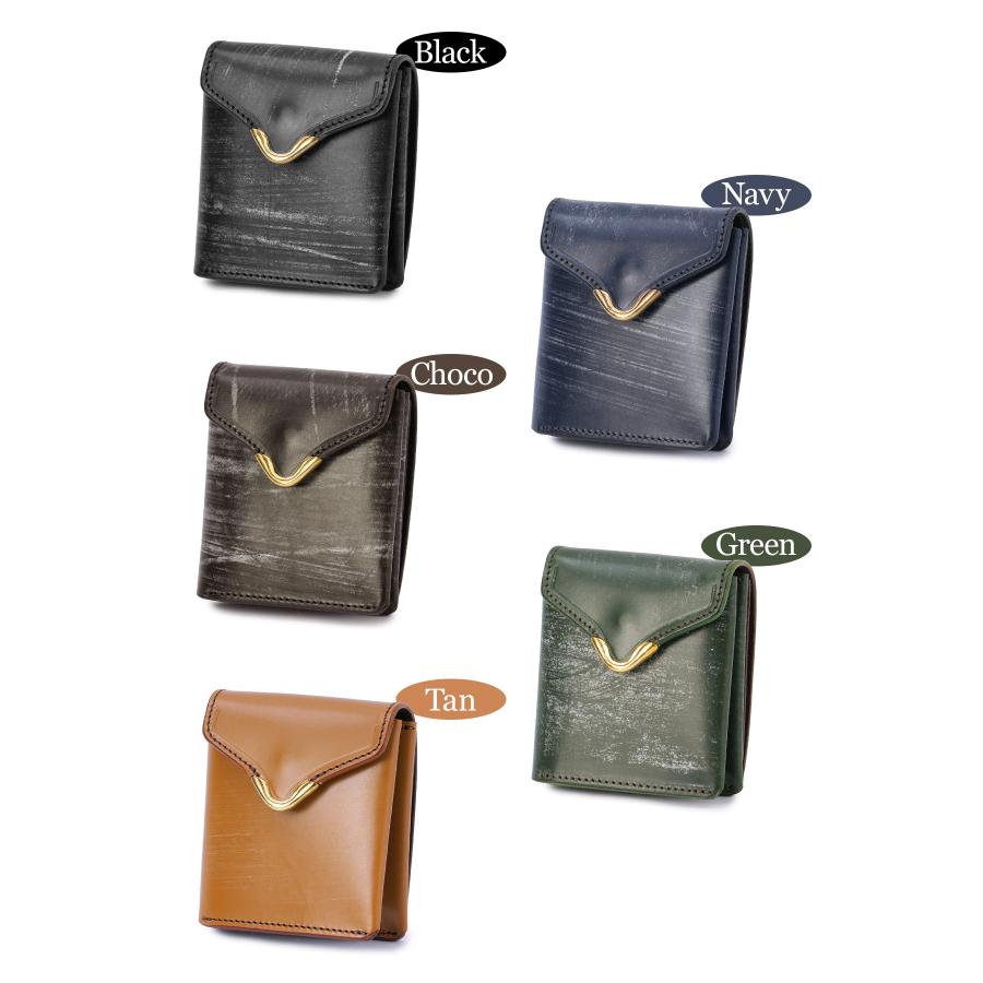 クランプ 二つ折り財布 メンズ レディース ブランド UKブライドルレザー 本革 軽量 日本製 ミニ財布 Cramp UK Bridle Leather CR-928 | cramp | 06