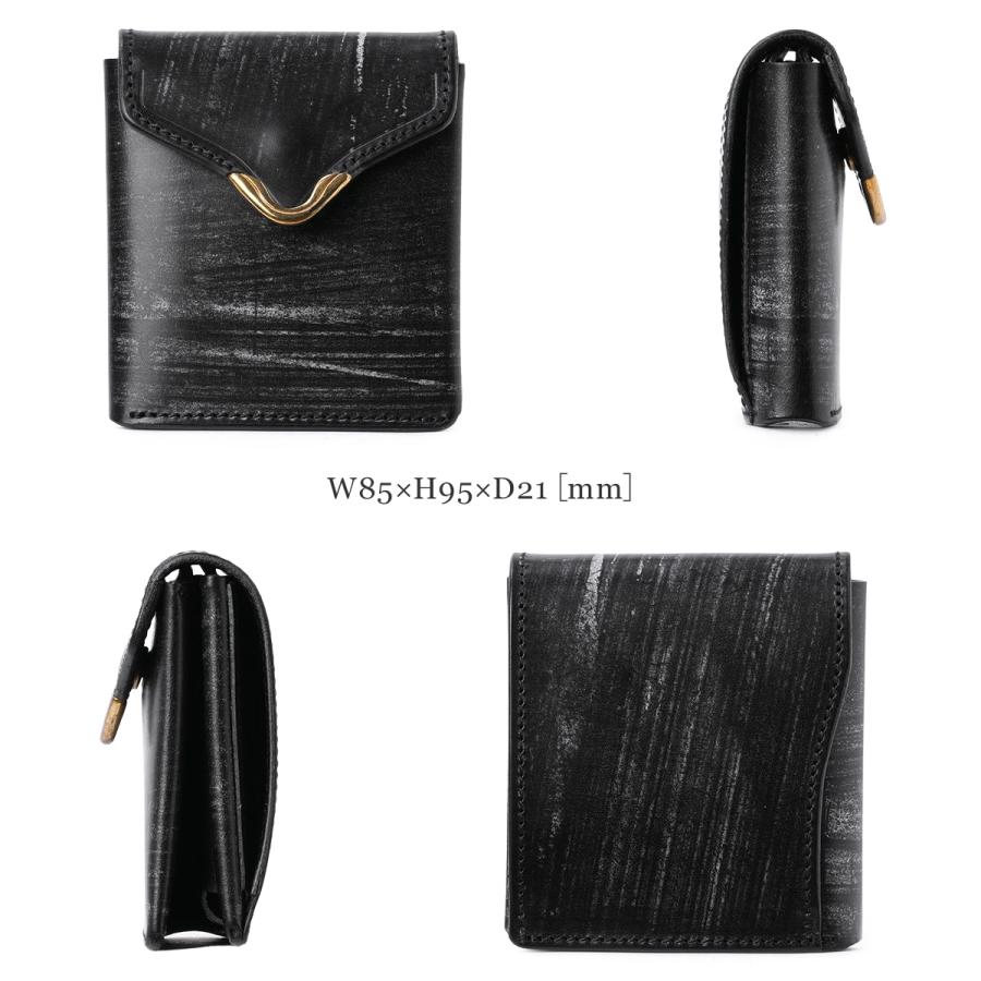 クランプ 二つ折り財布 メンズ レディース ブランド UKブライドルレザー 本革 軽量 日本製 ミニ財布 Cramp UK Bridle Leather CR-928 | cramp | 08