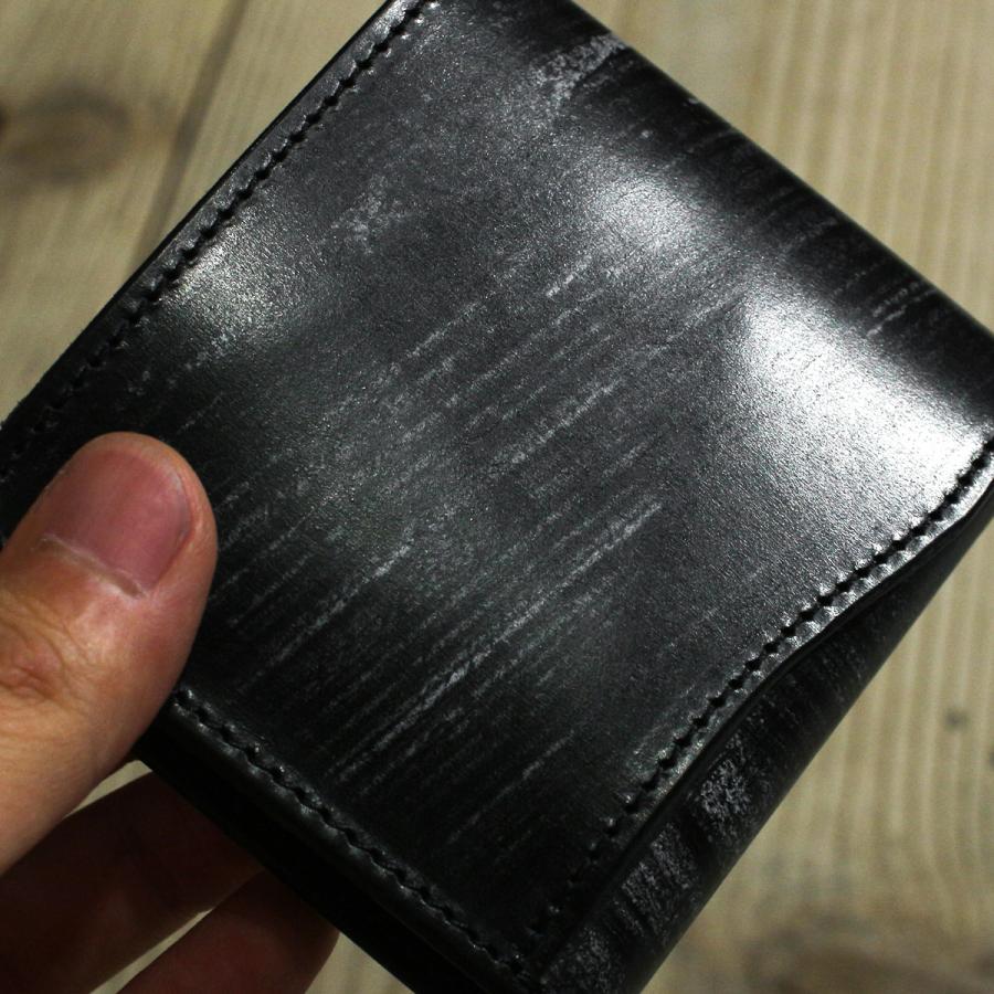 クランプ 二つ折り財布 メンズ レディース ブランド UKブライドルレザー 本革 軽量 日本製 ミニ財布 Cramp UK Bridle Leather CR-928 | cramp | 09