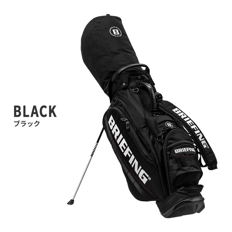 BREFINGキャディバッグ　CR10ブラック CR-10 BK BRIEFING GOLF 最大50% 10/15限定 ブリーフィング ゴルフ プロ