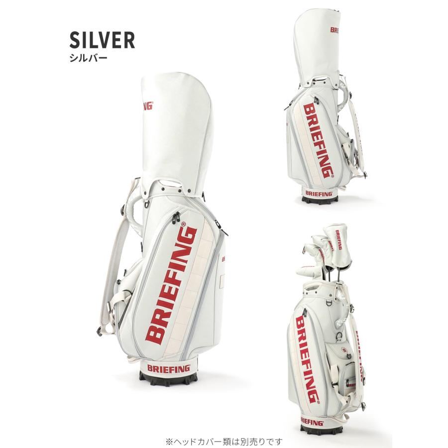 BRIEFING キャディバッグ CR3 シルバー Amazon.co.jp: [ブリーフィング] GOLF ゴルフ キャディーバッグ