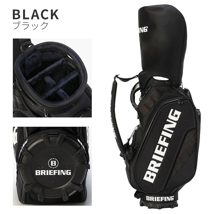 美品　ブリーフィング　CR-3 キャディバッグ　プロモデル仕様 ブラック BRIEFING GOLF 最大49% 11/1限定 ブリーフィング ゴルフ