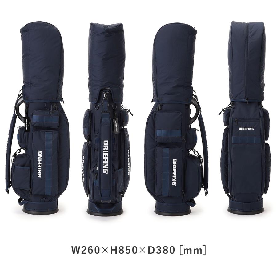 未使用)ブリーフィング ゴルフ キャディバッグ CR-6 #03 ブラック BRIEFING GOLF 最大50% 10/15限定 ブリーフィング ゴルフ