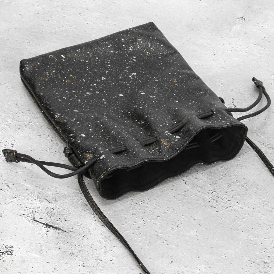 クルニー ショルダーポーチ 巾着ショルダー メンズ レディース ブランド レザー 本革 日本製 斜めがけ 小さめ 御影石 ミカゲ CRONY. CRMK-03 | CRONY. | 13