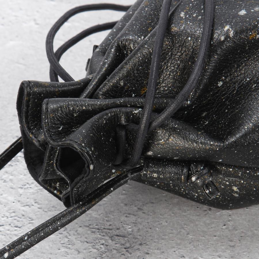 クルニー ショルダーポーチ 巾着ショルダー メンズ レディース ブランド レザー 本革 日本製 斜めがけ 小さめ 御影石 ミカゲ CRONY. CRMK-03 | CRONY. | 14