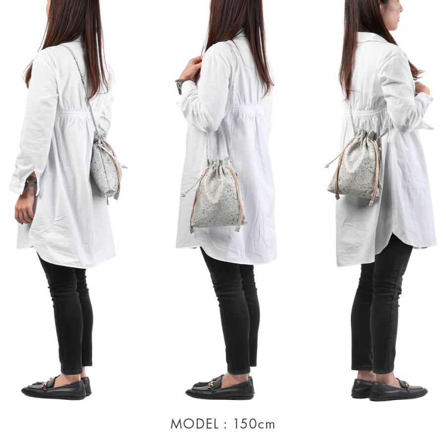 クルニー ショルダーポーチ 巾着ショルダー メンズ レディース ブランド レザー 本革 日本製 斜めがけ 小さめ 御影石 ミカゲ CRONY. CRMK-03 | CRONY. | 08