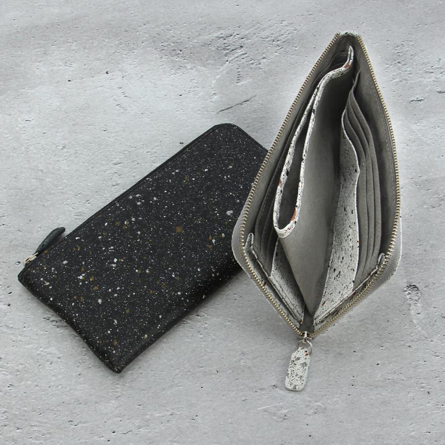 最大42% 4/28から クルニー 長財布 メンズ レディース ブランド レザー 本革 日本製 薄型 L字ファスナー ロングウォレット 御影石 ミカゲ CRONY. CRMK-04 | CRONY. | 18