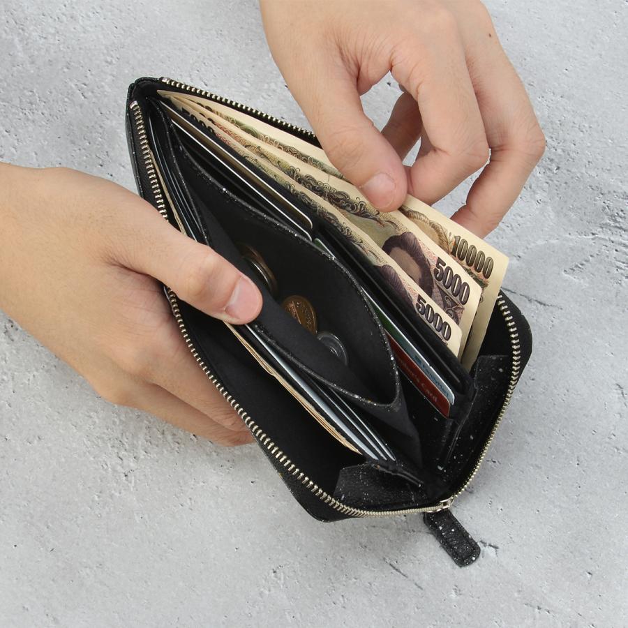 クルニー 長財布 メンズ レディース ブランド レザー 本革 日本製 薄型 L字ファスナー ロングウォレット 御影石 ミカゲ CRONY. CRMK-04 | CRONY. | 08