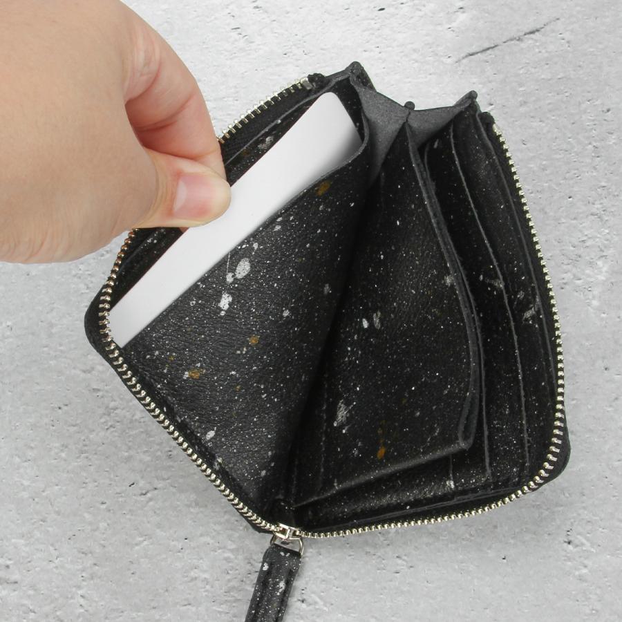 最大42% 2/11限定 クルニー ミニ財布 二つ折り財布 メンズ レディース ブランド レザー 本革 日本製 薄型 L字ファスナー 御影石 ミカゲ CRONY. CRMK-05 | CRONY. | 12