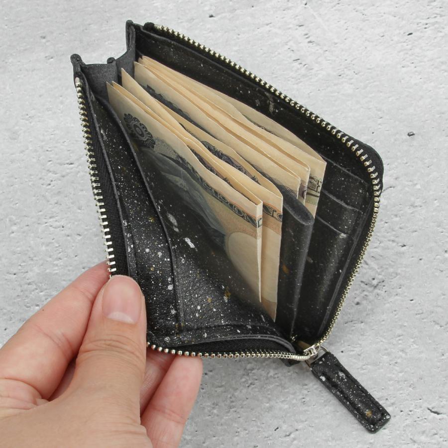 最大42% 12/26限定 クルニー ミニ財布 二つ折り財布 メンズ レディース ブランド レザー 本革 日本製 薄型 L字ファスナー 御影石 ミカゲ CRONY. CRMK-05 | CRONY. | 13