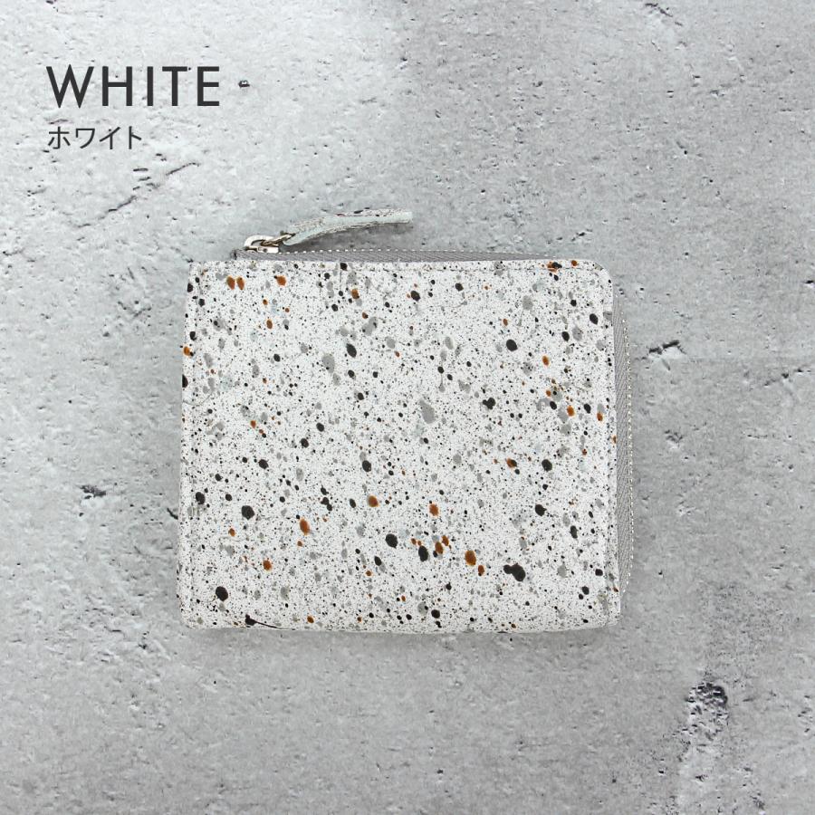 最大42% 12/26限定 クルニー ミニ財布 二つ折り財布 メンズ レディース ブランド レザー 本革 日本製 薄型 L字ファスナー 御影石 ミカゲ CRONY. CRMK-05 | CRONY. | 05