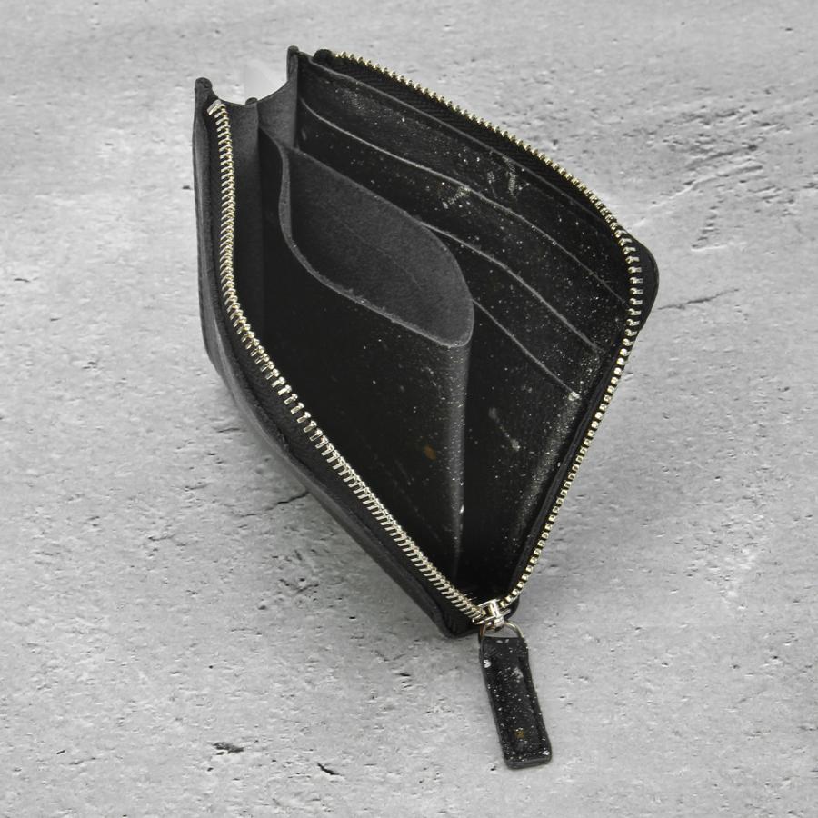 最大41% 4/25限定 クルニー ミニ財布 二つ折り財布 メンズ レディース ブランド レザー 本革 日本製 薄型 L字ファスナー 御影石 ミカゲ CRONY. CRMK-05 | CRONY. | 09