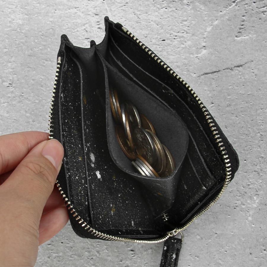 最大51% 3/11限定 クルニー ミニ財布 二つ折り財布 メンズ レディース ブランド レザー 本革 日本製 薄型 L字ファスナー 御影石 ミカゲ CRONY. CRMK-05 | CRONY. | 10