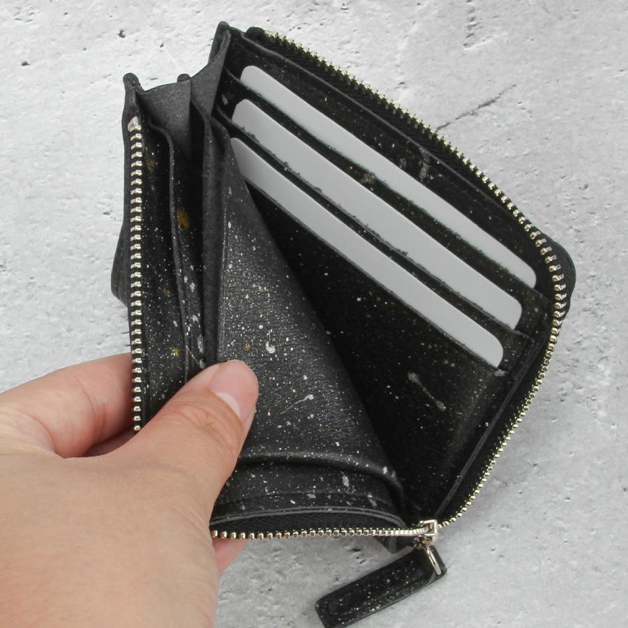 最大51% 3/11限定 クルニー ミニ財布 二つ折り財布 メンズ レディース ブランド レザー 本革 日本製 薄型 L字ファスナー 御影石 ミカゲ CRONY. CRMK-05 | CRONY. | 11