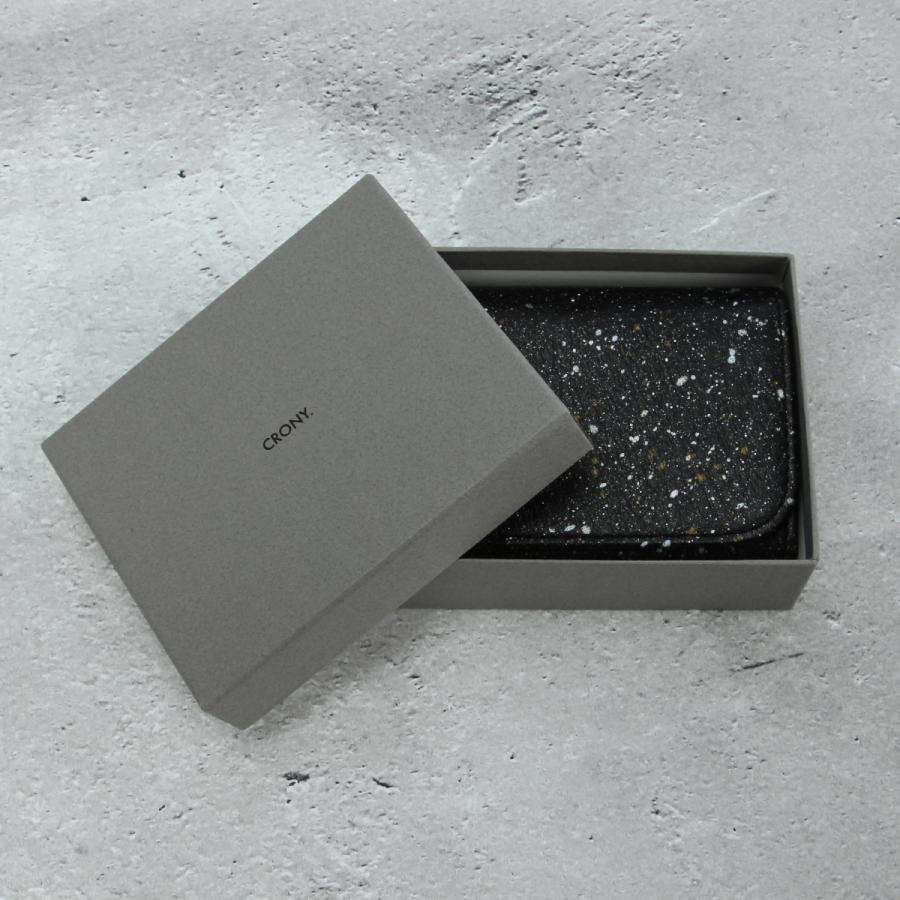 クルニー ミニ財布 メンズ レディース ブランド レザー 本革 軽量 日本製 ミニウォレット スプレー加工 ミカゲ CRONY. CRMK-09 在庫限り | CRONY. | 17