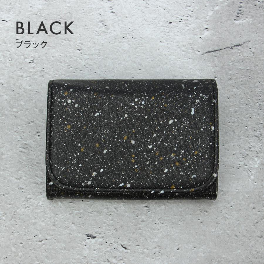 クルニー ミニ財布 メンズ レディース ブランド レザー 本革 軽量 日本製 ミニウォレット スプレー加工 ミカゲ CRONY. CRMK-09 在庫限り | CRONY. | 04