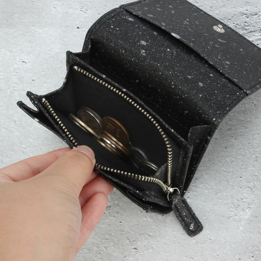 最大51% 3/11限定 クルニー ミニ財布 メンズ レディース ブランド レザー 本革 軽量 日本製 ミニウォレット スプレー加工 ミカゲ CRONY. CRMK-09 在庫限り | CRONY. | 11