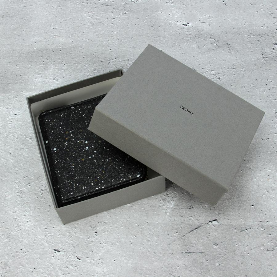最大41% 4/25限定 クルニー ミニ財布 メンズ レディース ブランド レザー 本革 軽量 日本製 ラウンドファスナー ミニウォレット 御影石 ミカゲ CRONY. CRMK-10 | CRONY. | 17