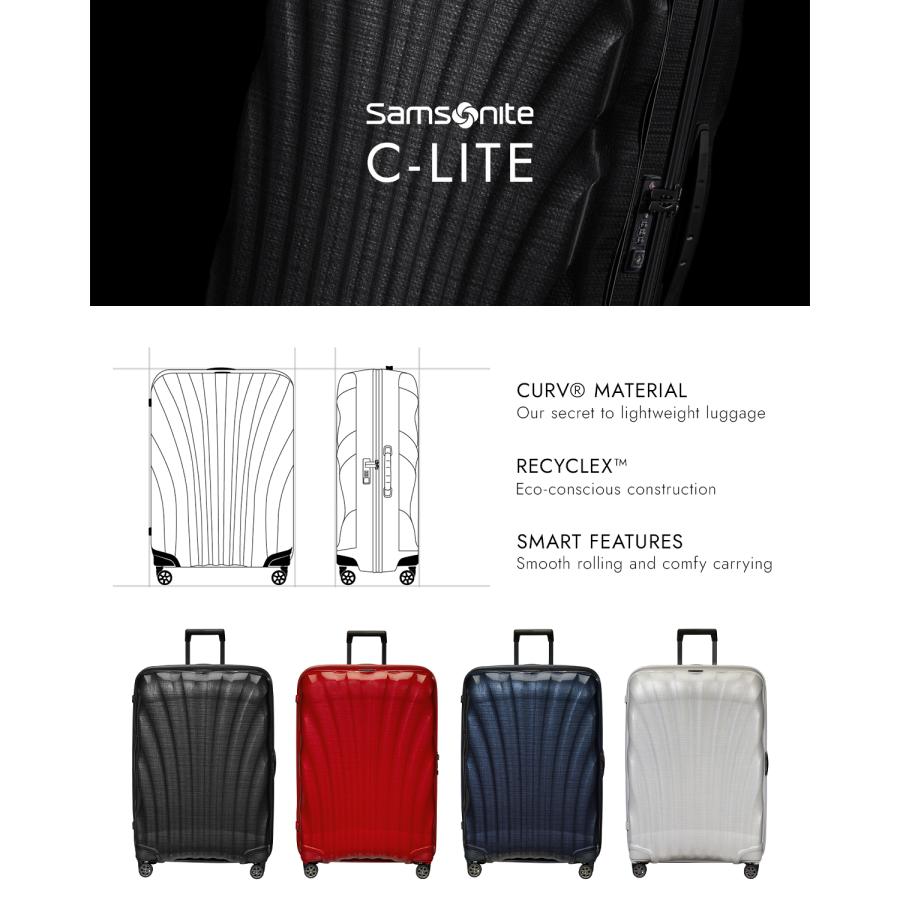 最大51% 4/3限定 サムソナイト シーライト スーツケース Lサイズ LL XL 123L 大容量 大型 軽量 Samsonite C-LITE キャリーケース キャリーバッグ | Samsonite | 05