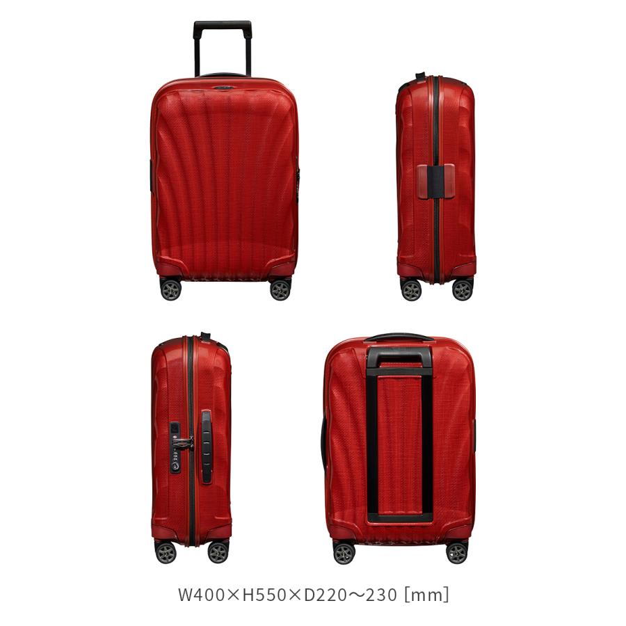 最大50% 1/25限定 サムソナイト シーライト スーツケース Sサイズ SS 機内持ち込み Samsonite C-LITE ブラック：CS2*09007 | Samsonite | 07